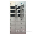 Easy to assemble 24 door steel lockable storage clothes cupboard
